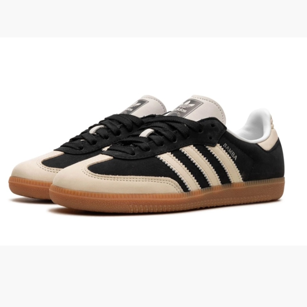 Adidas Samba Black and tan
